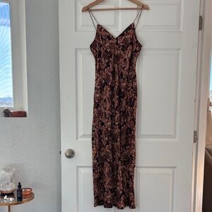 Paisley adjustable Spaghetti Strap Dress